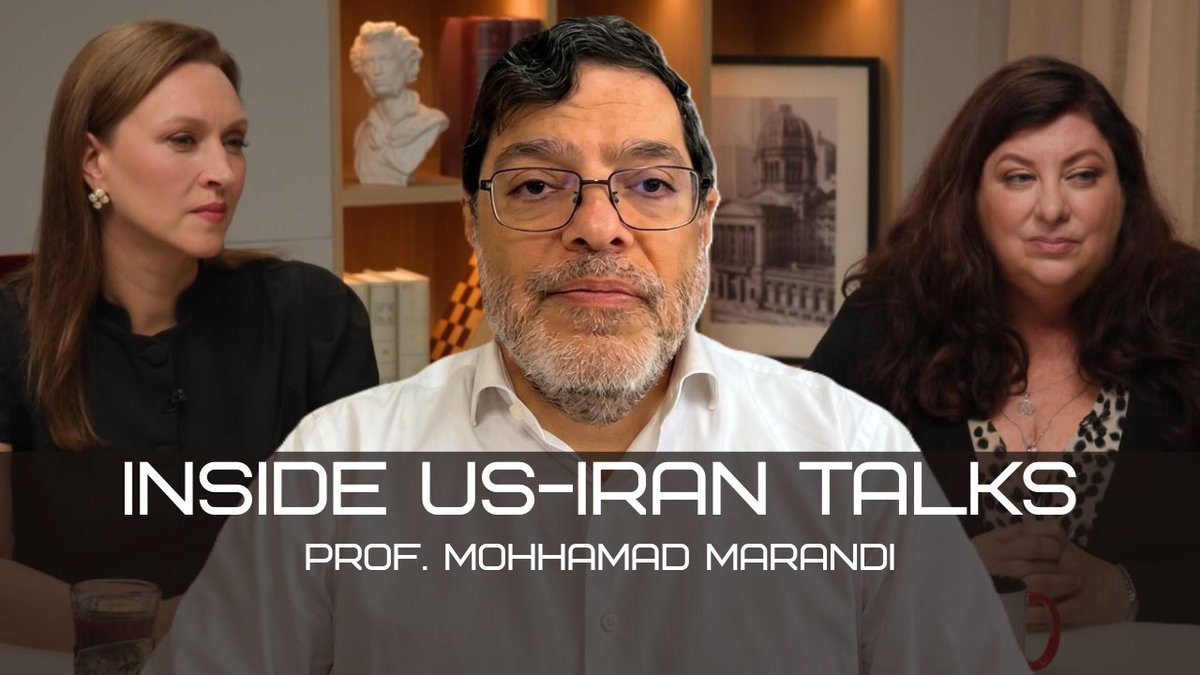 ‘A huge COALITION worked together to bring Iran down. They FAILED’ After forty days, it was NOT Iran that saw the ceasefire. It was the US’ — Prof. Mohammad Marandi Watch Episode 10, where Olga, Tara Reade 🐎, and Seyed Mohammad Marandi unpack the failed US–Iran talks in Islamabad