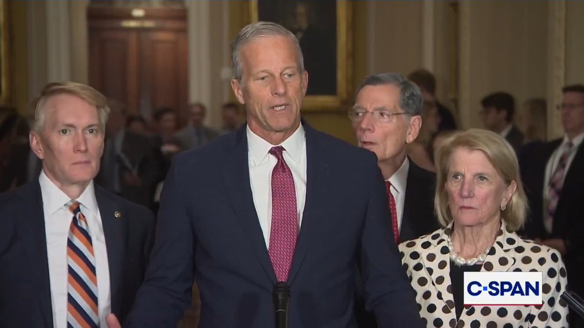 Leader Thune: "It is shameful what the Democrats have done to the department of Homeland Security. They have now twice, in this past year, forced people within the department to go without pay."