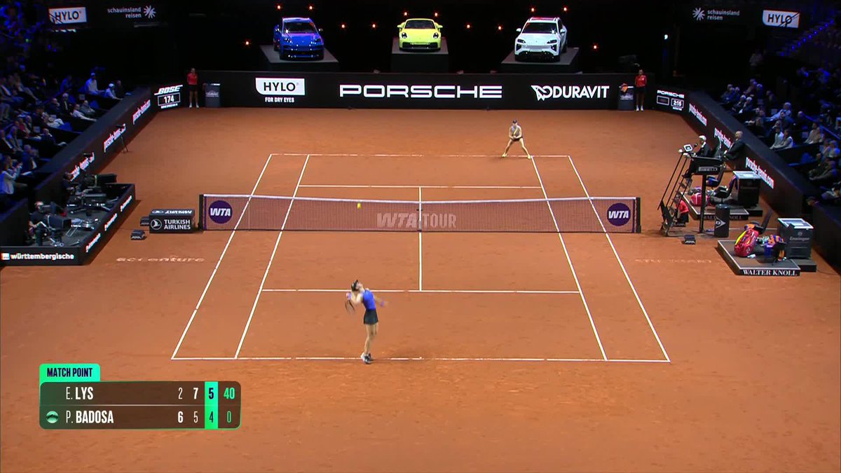 Comeback complete 👏 Eva Lys outlasts Badosa in a tight three set encounter! #PorscheTennis
