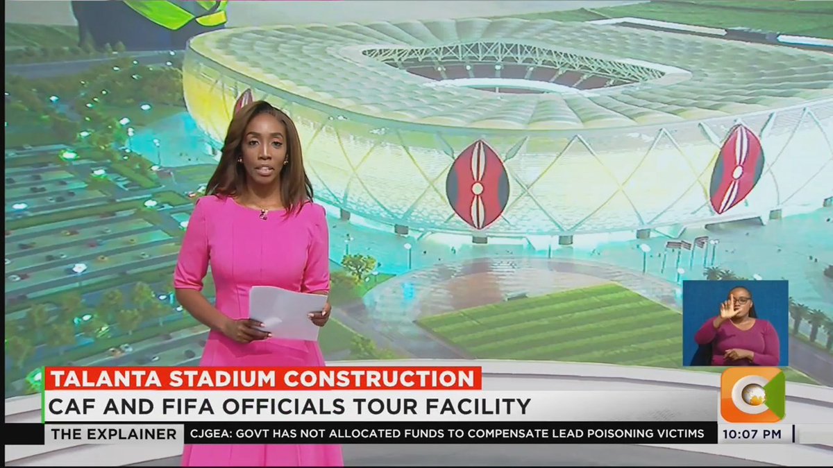 Talanta Stadium Construction: CAF and FIFA officials tour facility Stadium construction right on schedule #CitizenExplainer