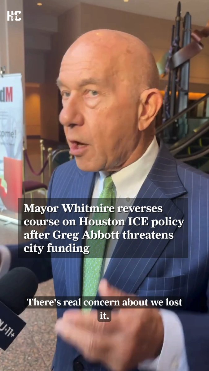 Mayor John Whitmire last week joined his City Council colleagues in voting to limit Houston police officers' interactions with federal immigration agents, but now says the city must "correct" its policy after Gov. Greg Abbott threatened to pull $110 million in public safety grants. Listen to what he had to say and for more updates, visit here: