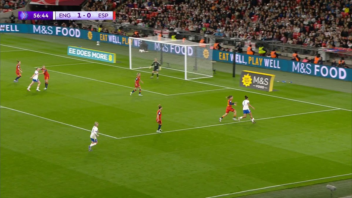 "You can't get that tight to Lauren James!" 🏴💪 #ITVFootball | Lionesses