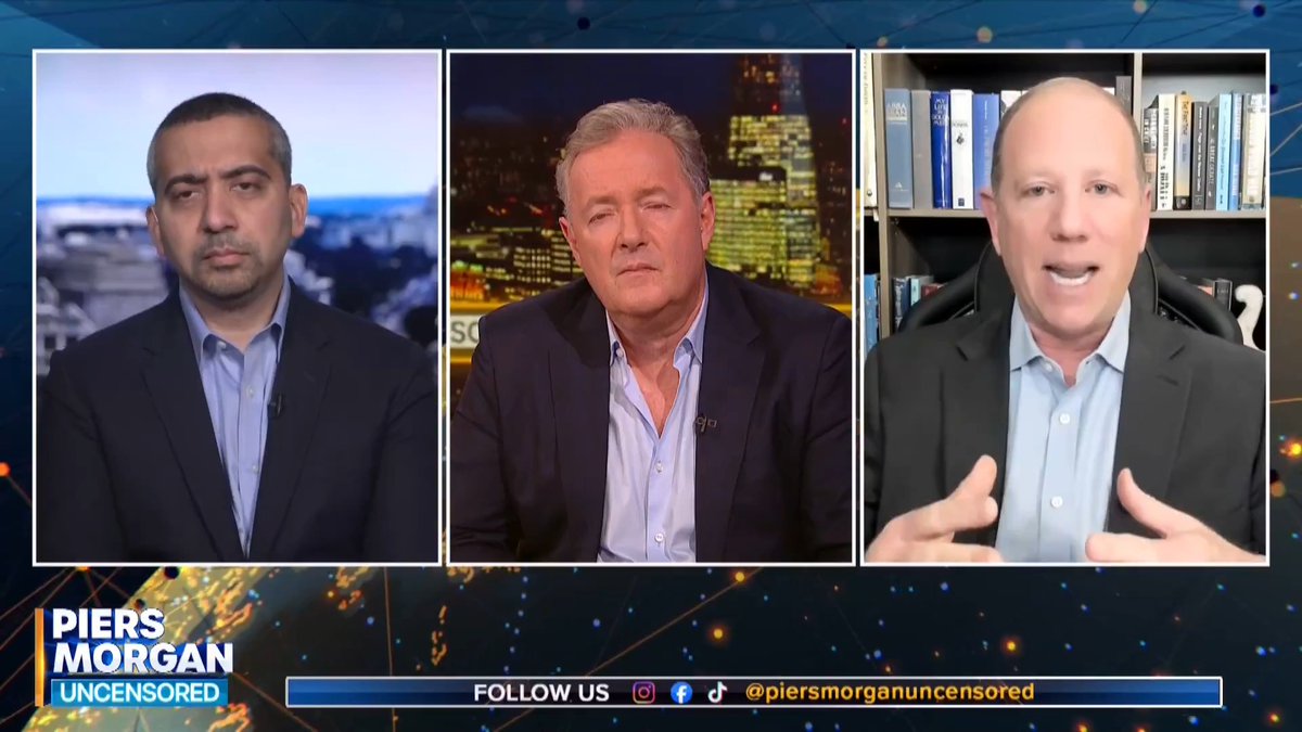 'Trump has been incredibly consistent from the very beginning... Iran can't be a nuclear regime!' Watch more👇 📺 Piers Morgan | Doron Spielman | Mehdi Hasan