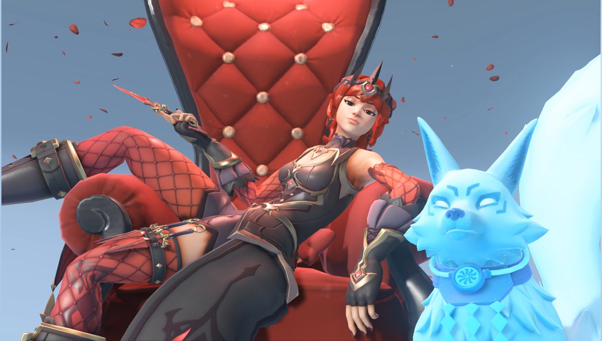 New #Overwatch Crimson Court Highlight Intros 🌹 Featuring Anran and Kiriko. 🎥 Video Credit: Naeri X 나에리