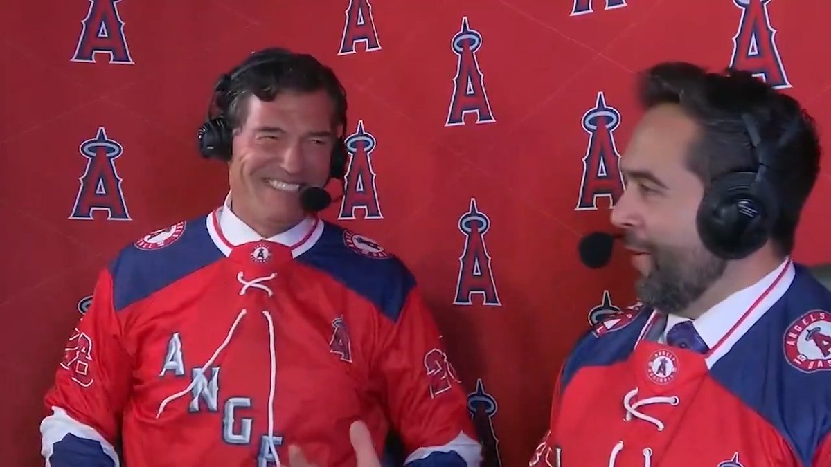 "I gotta get everyone going" 😂🏒 Get your group going to the Big A on Monday, April 20th for our Angels Hockey Jersey giveaway, courtesy of Financial Partners Credit Union (first 25,000 fans in attendance)! Visit for details.