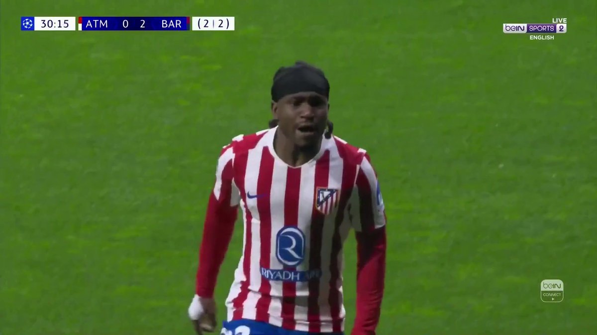 🚨🚨🚨🚨🚨🚨🚨🚨🚨🚨🚨🚨🚨🚨🚨 جنووووووووووووووووووون!!!!! لوكمان يسجل!!!!!!!!!!! أتليتكو مدريد يتقدم مجددًا في النتيجة بهدف ثالث!!!!!! ♥️♥️♥️♥️♥️♥️♥️😱😱😱😱😱😱😱😱