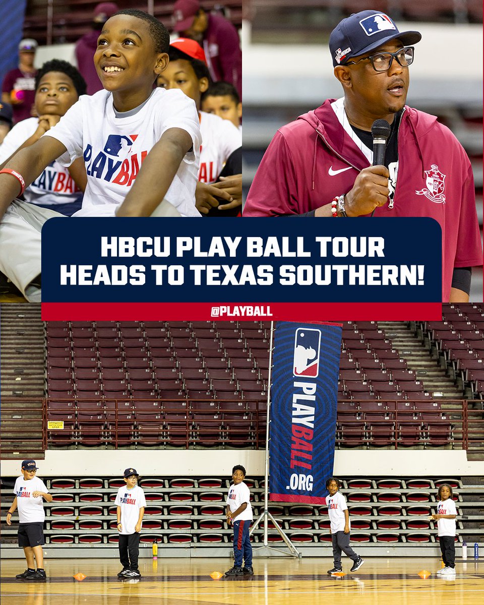 Shoutout to the Texas Southern Baseball baseball team for joining us at last weekend's HBCU Play Ball stop in Houston!
