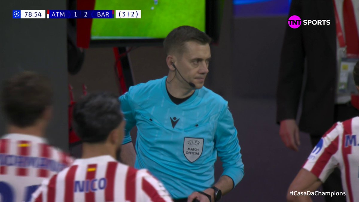 🟥 O lance da expulsão do zagueiro Eric García, do Barcelona. 🎥 TNT Sports BR