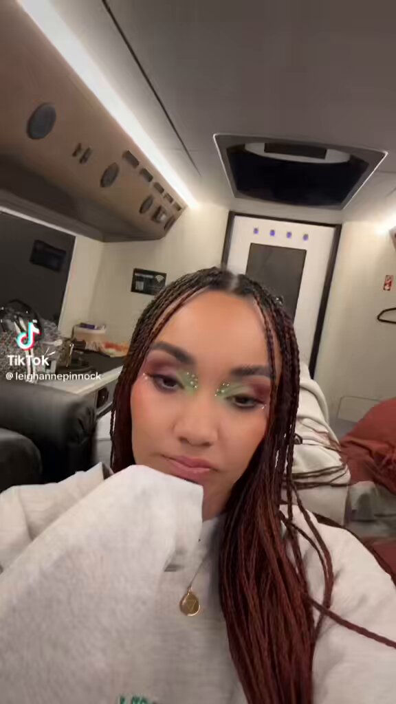 Leigh-Anne is filled with emotion as she reflects on the ‘My Ego Told Me To’ tour: “Just feel really lucky that I even get to perform this album… I wish [the tour] was longer, I need to go to the States, I need to go to South America.”