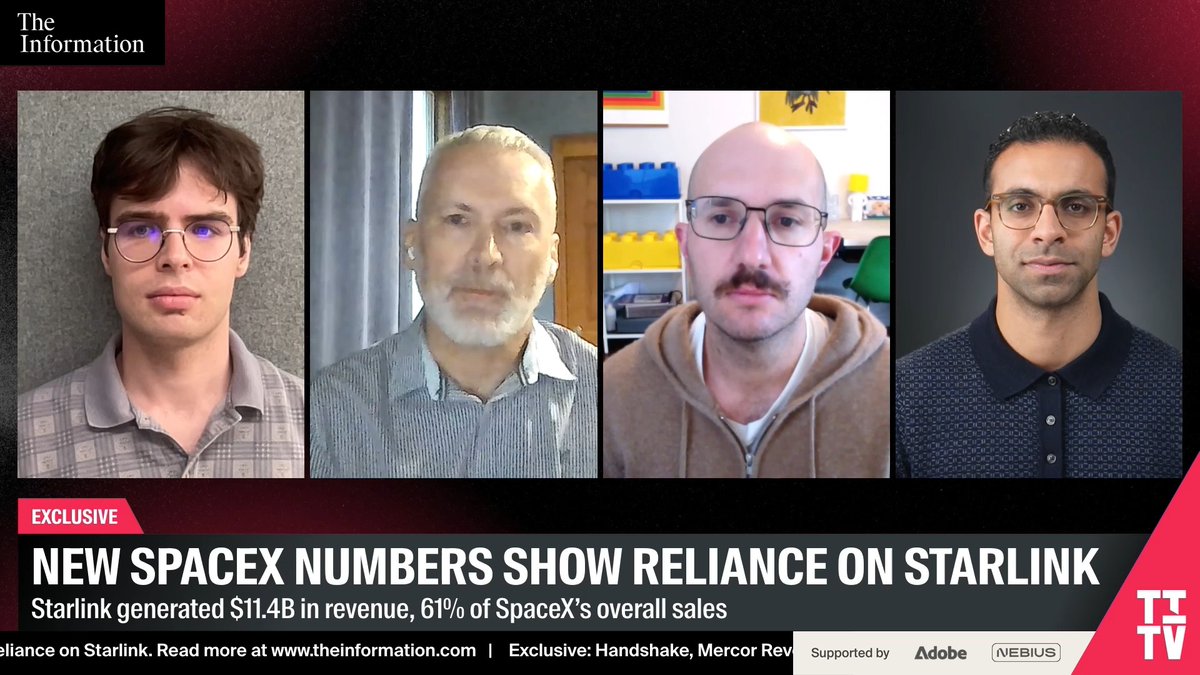 Is SpaceX "flattering" Starlink's financial performance? Tim Farrar, President of @tmfassociates, thinks so: "If Starlink was paying full price for its launches, then it would be making loss, even though it's an amazing business."