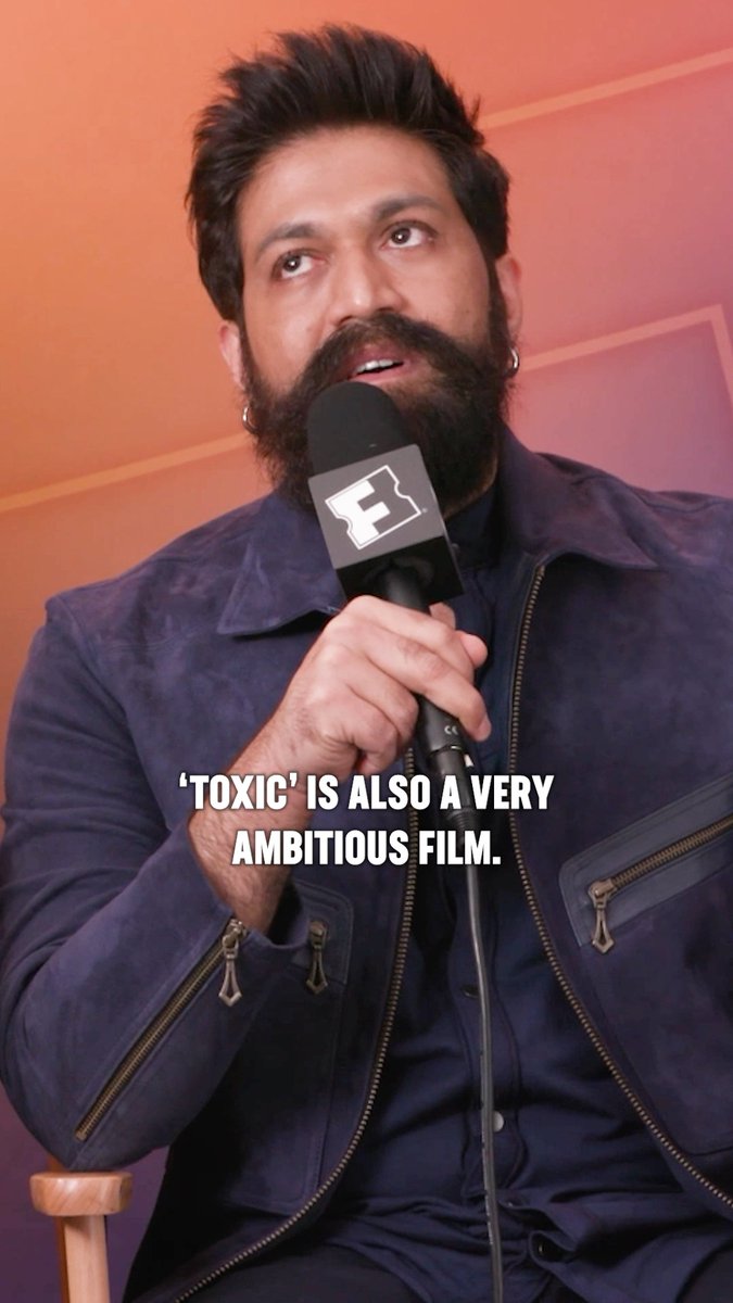#Ramayana star Yash gives us a sneak peek at his other film releasing this year #Toxic. Catch the full interview at the link below!