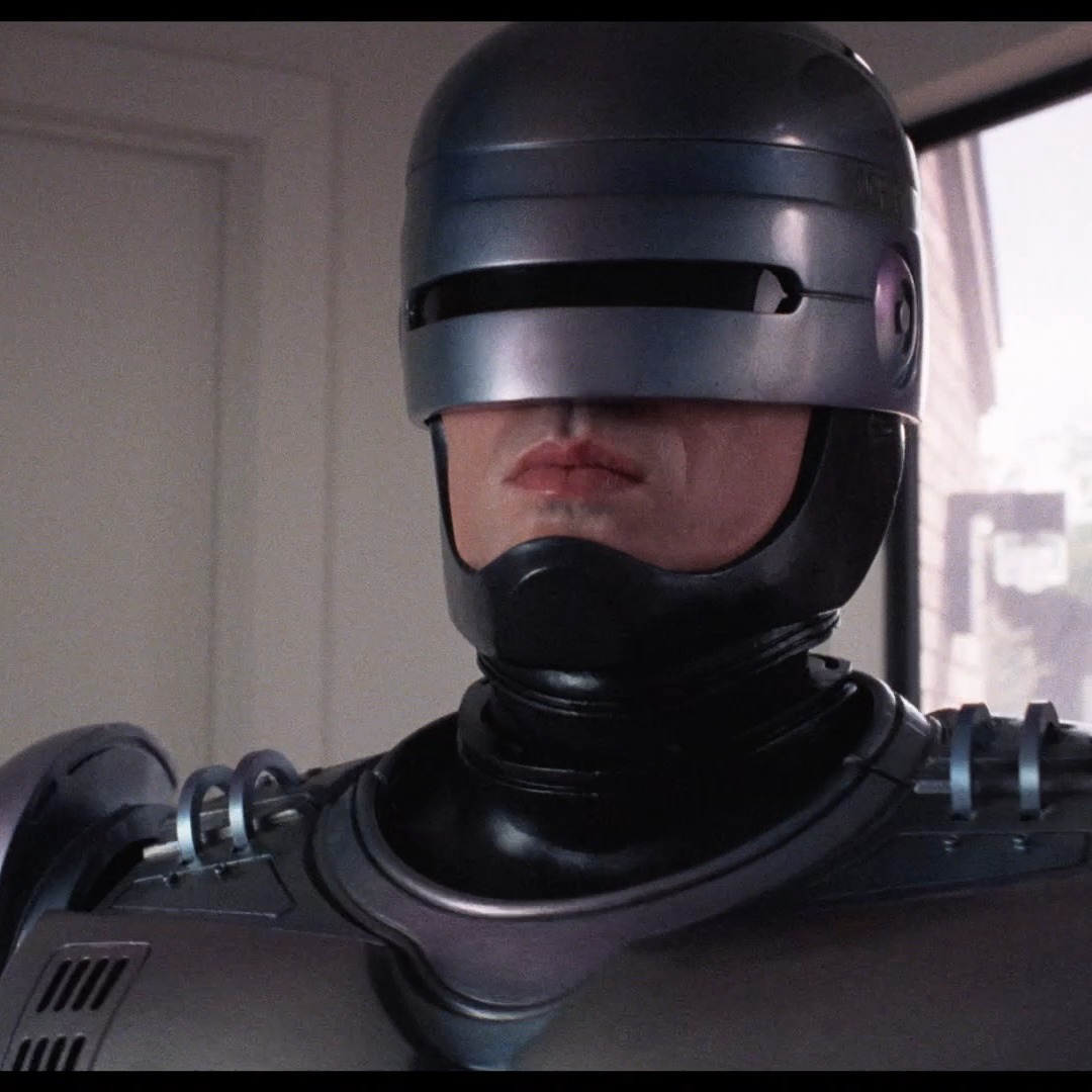 Evening viewing recommendation? On Criterion Channel, watch the Out-of-Print Criterion edition of Paul Verhoeven's ROBOCOP (1987)—a cult phenomenon called by Ken Russell "the greatest science-fiction film since METROPOLIS"—featuring a commentary track with Verhoeven!