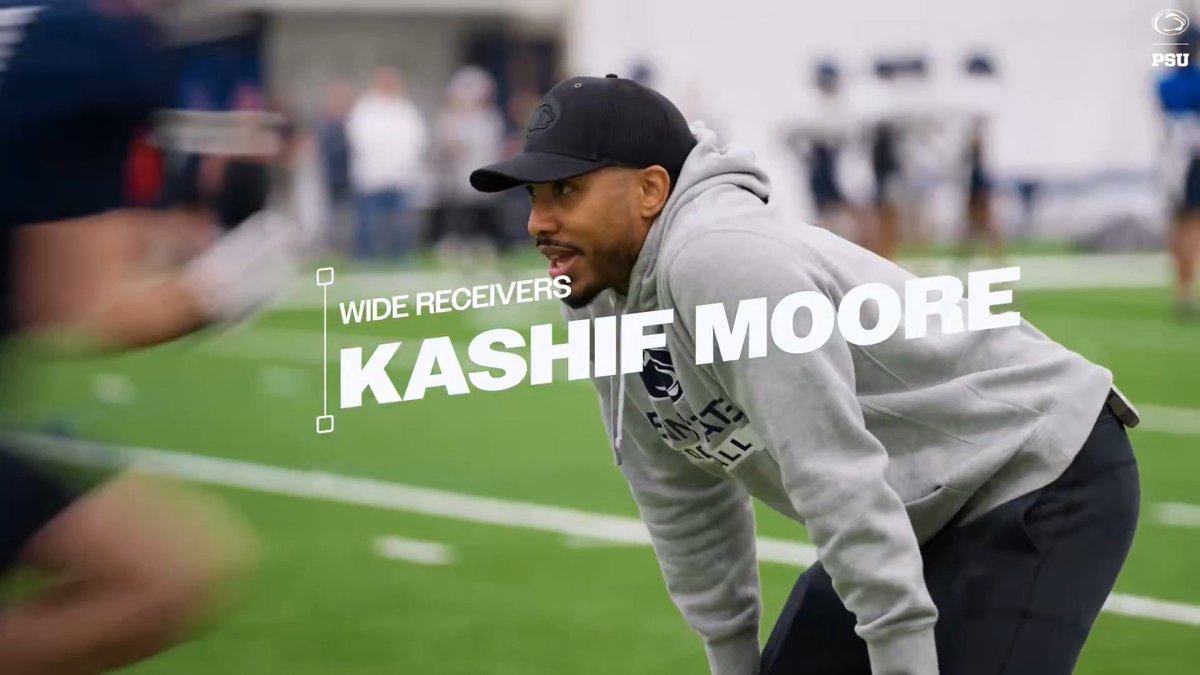 Get to know wide receivers coach Kashif Moore #WeAre