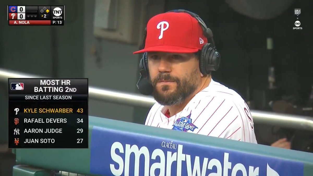 "We always have a chance to make the postseason." 🏆 Kyle Schwarber talks about his decision to re-sign with the Phillies
