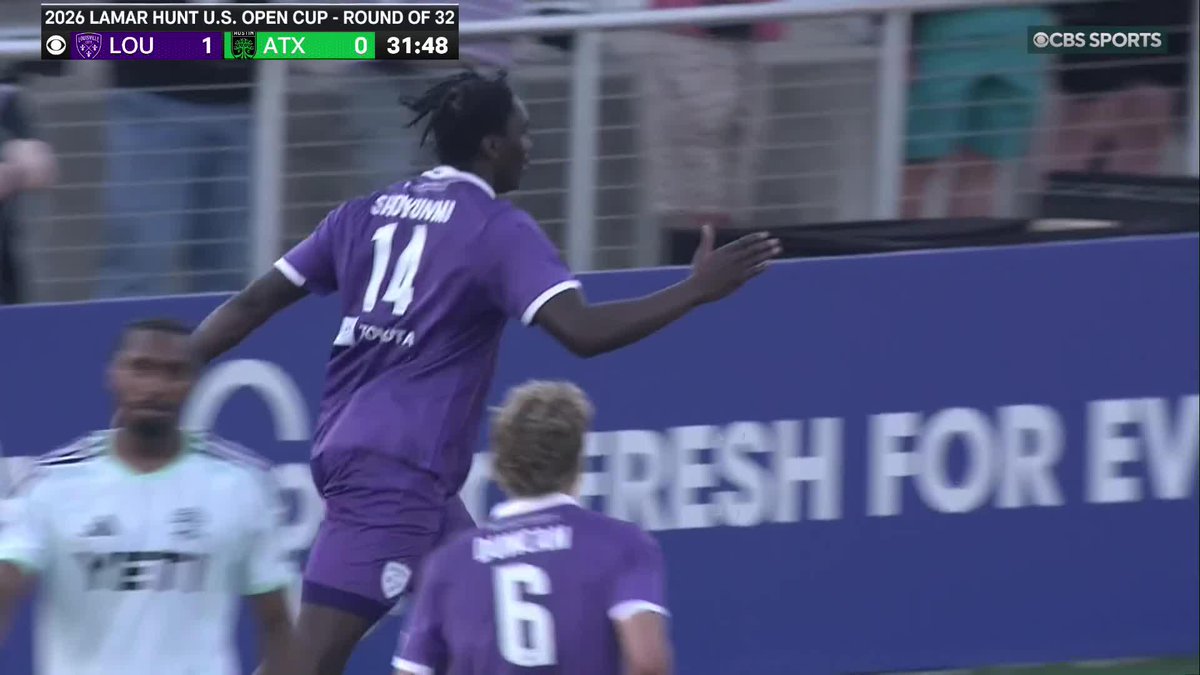 TOLA SHOWUNMI THAT IS SO GOOD 😤💪 Stunning finish to double Louisville City FC's lead over Austin FC 🔥