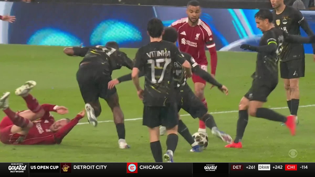 "How much is it of him more trying to draw that penalty than it is actually a foul that's occurring? Who has a right to that space and where it's at?" Christina Unkel breaks down the decision on the decisive no-call penalty for Liverpool ❌🔍