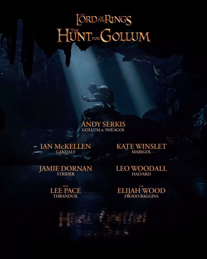 Check out the official cast of #TheLordOfTheRings: The Hunt for Gollum. In theaters December 17, 2027.