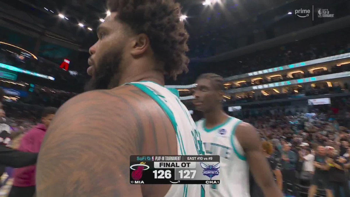 LAMELO BALL IN THE CLUTCH TO WIN IT FOR CHARLOTTE 🔥🔥🔥 THE HORNETS END MIAMI'S SEASON IN A THRILLER!