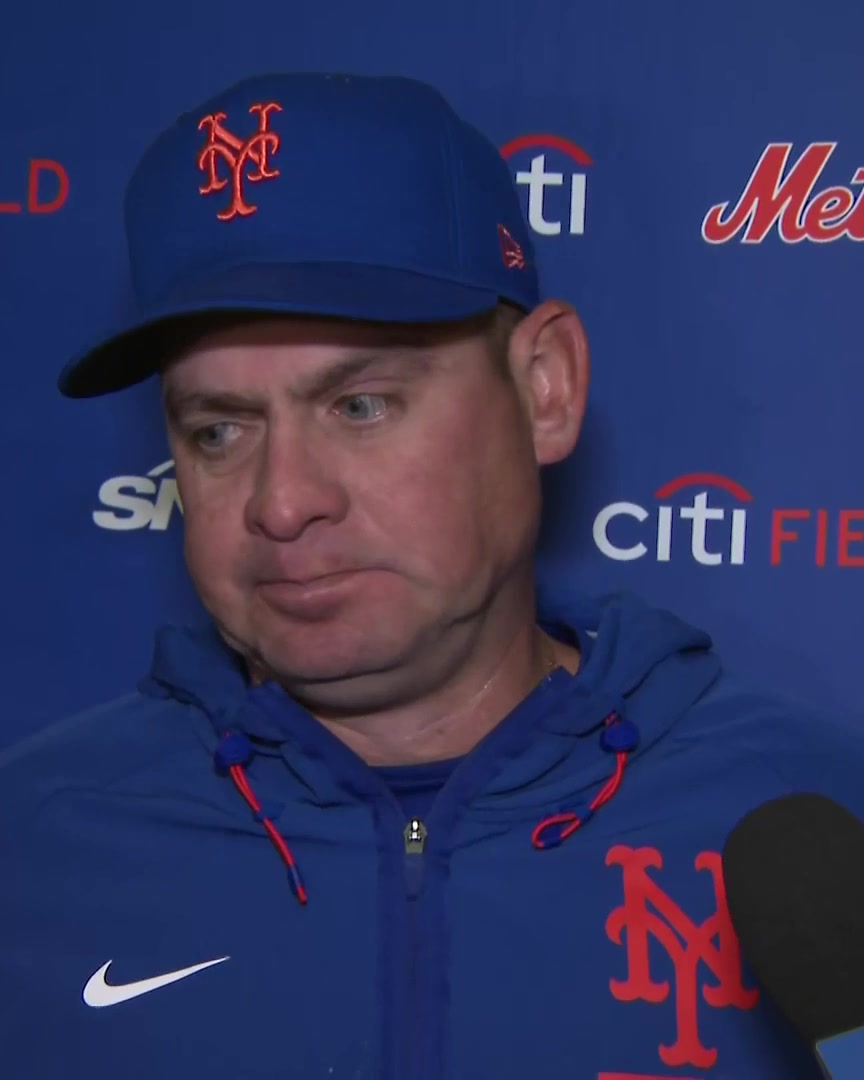 "I know it's tough right now, but the last thing you can do is panic or try to do too much. There's always a sense of urgency obviously, and they're working. We just gotta keep going" - Carlos Mendoza on how Mets hitters can avoid pressing at the plate in their losing streak
