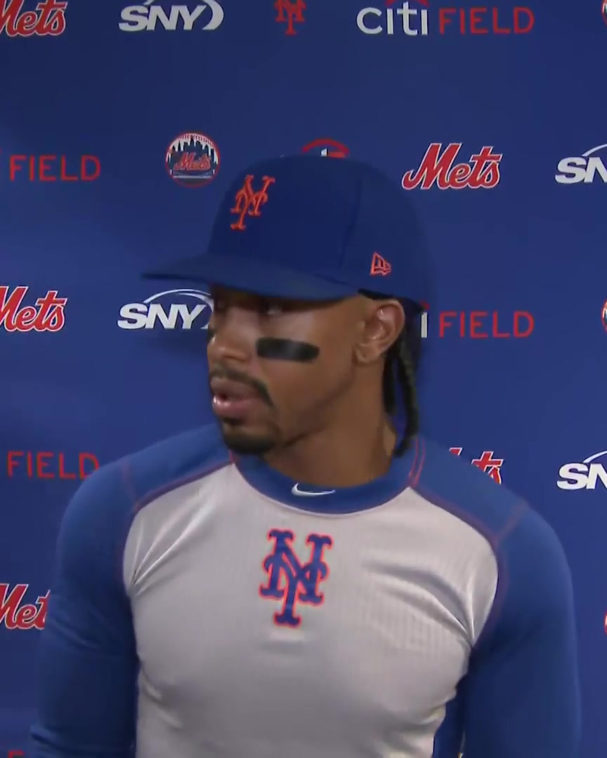 Francisco Lindor on facing Yoshinobu Yamamoto tonight: "I felt like our at-bats, our intensity as a group collectively was much better. When you face guys like that, things like this are going to happen"