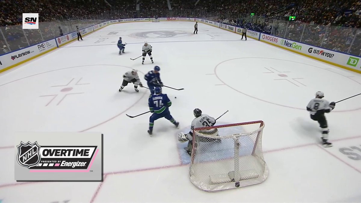 DEBRUSK CALLS GAME 🗣️ Jake DeBrusk scores the winner for the Vancouver Canucks in Energizer overtime!