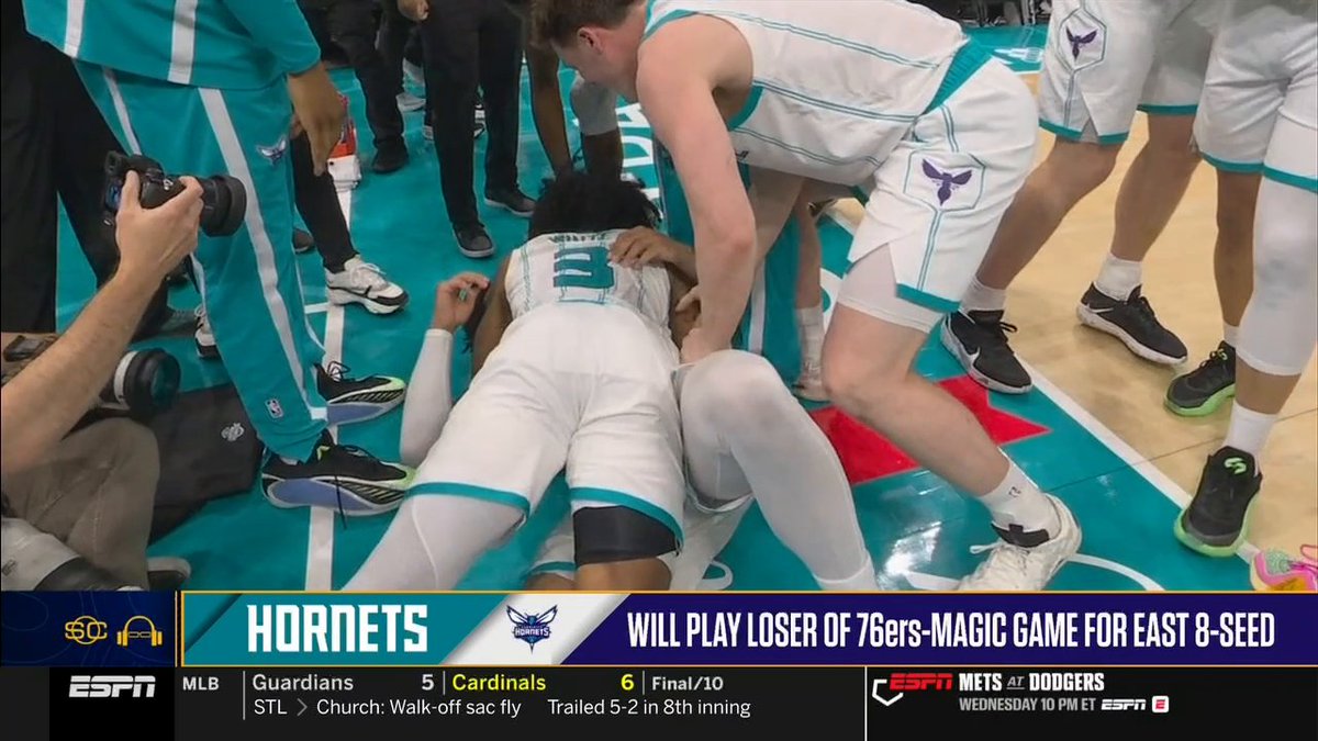 Charlotte is ONE WIN away from its first playoff series since 2016 🔥 Kendrick Perkins joins @notthefakesvp to react to the Hornets' play-in victory vs. the Heat 🏀💪
