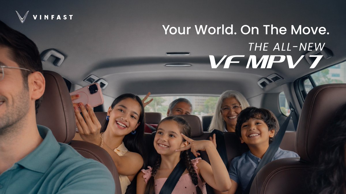 Room for every laugh, every story, every spontaneous plan. Meet the all-new MPV 7 by VinFast, where comfort meets connection, and every journey brings everyone closer. Crafted for togetherness, designed for the moments that matter. #VinFastIndia #TheAllNewVinFastMPV7 #VFMPV7