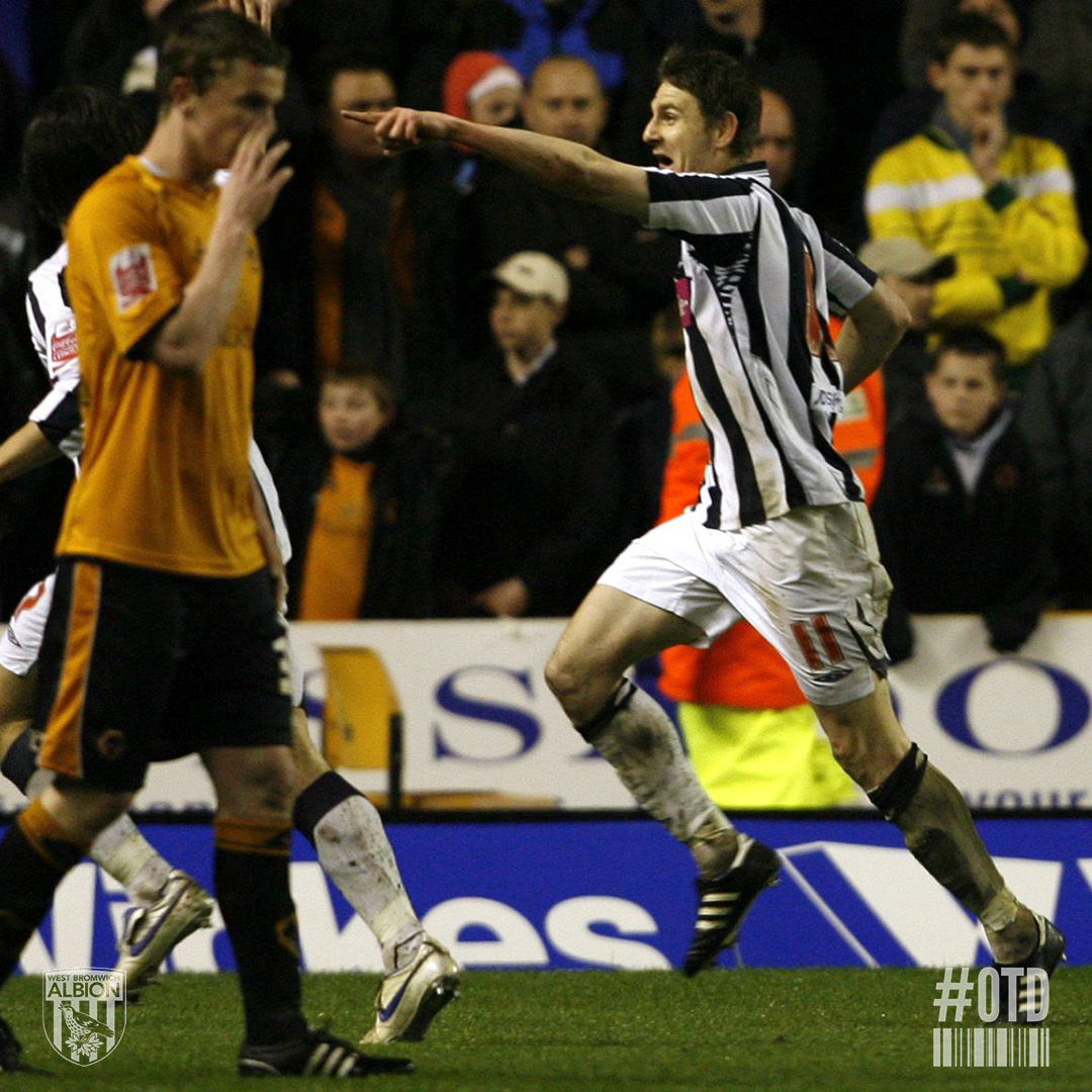 On this day in 2008 🗓️ West Brom got a MASSIVE win over Wolves in the Black Country derby! 🤩👀
