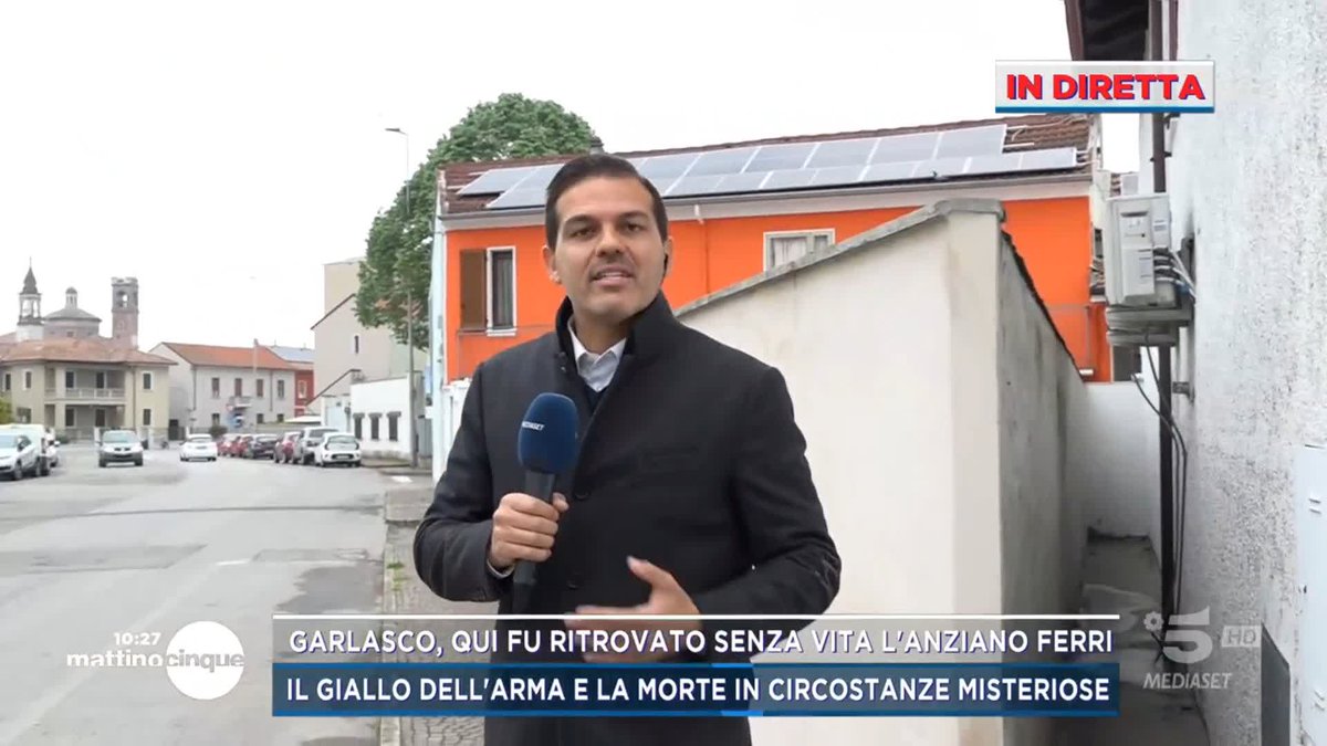 #Garlasco, Giovanni Ferri abitava davanti alla casa di Andrea Sempio. Ecco dove fu ritrovato il corpo dell'anziano Ne parliamo a #Mattino5 su #Canale5 e in streaming su Mediaset Infinity