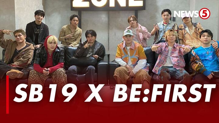 SB19 X BE:FIRST Hangang-hanga ang SB19 sa talento ng Japanese group na BE:FIRST. Nag-collab ang dalawa sa awiting “Toyfriend” na bahagi ng “Wakas at Simula” album ng SB19. | via Von Belinario