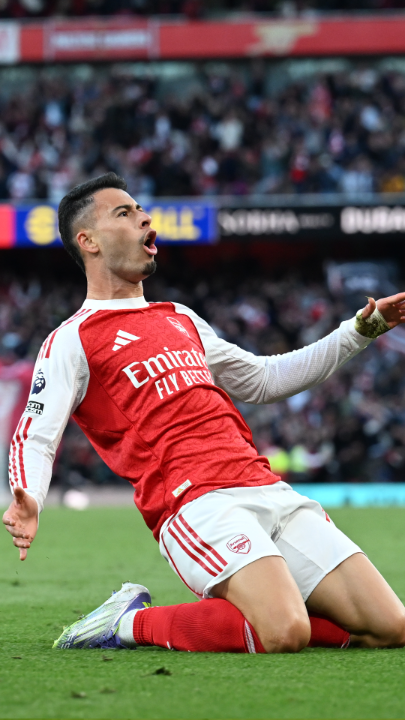 Late scenes the last time Arsenal faced Manchester City 🎉