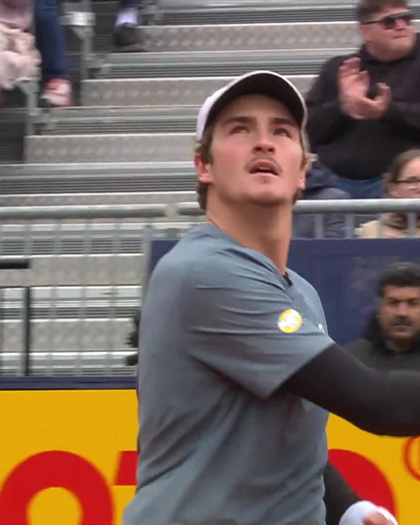 Faultless Fonseca 🙌 The Brazilian defeats Rinderknech for the second time in as many weeks, this time 6-3 6-2 💪 #bmwopenbybitpanda