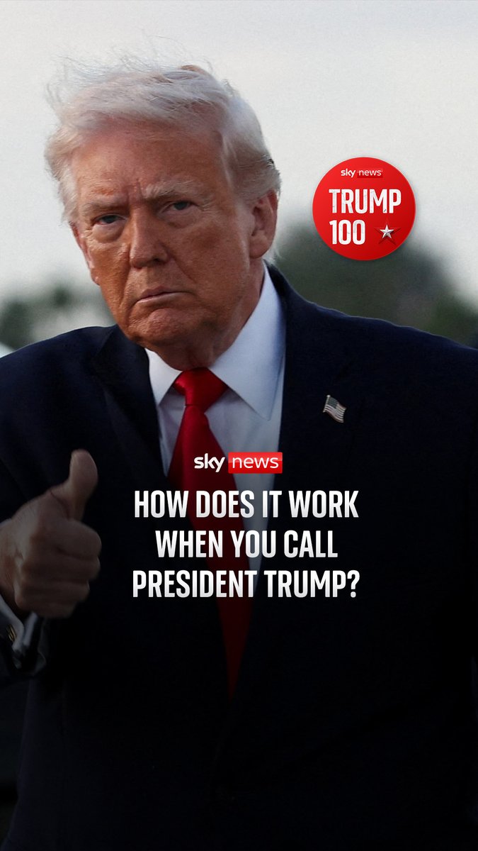 Sky's US correspondent, Mark Stone, has spoken to Donald Trump for the second time this month. On the latest episode of the Trump 100 podcast, Mark and co-host Martha Kelner break down how he managed to contact the U.S. president. 🎧 Listen now: