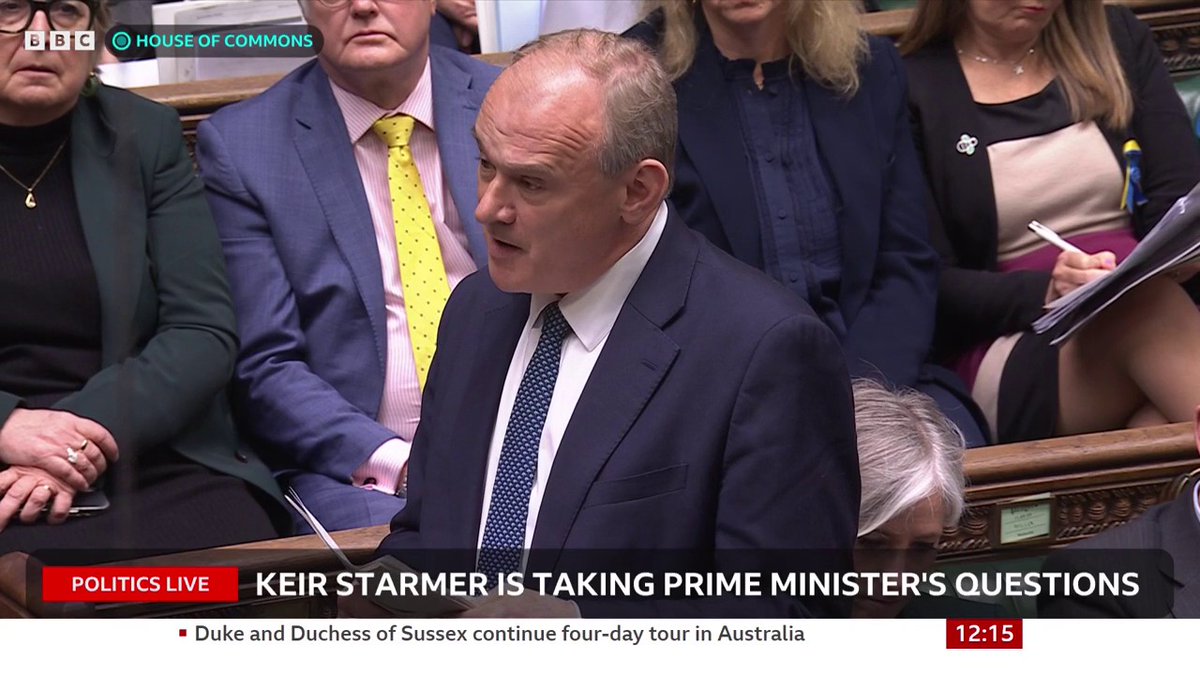 "This must be the last straw" Lib Dem leader Ed Davey asks PM if the King should meet Trump after the US president threatened to rip up his trade deal with the UK The visit is to mark 250th anniversary of US independence, Keir Starmer says #PMQs: