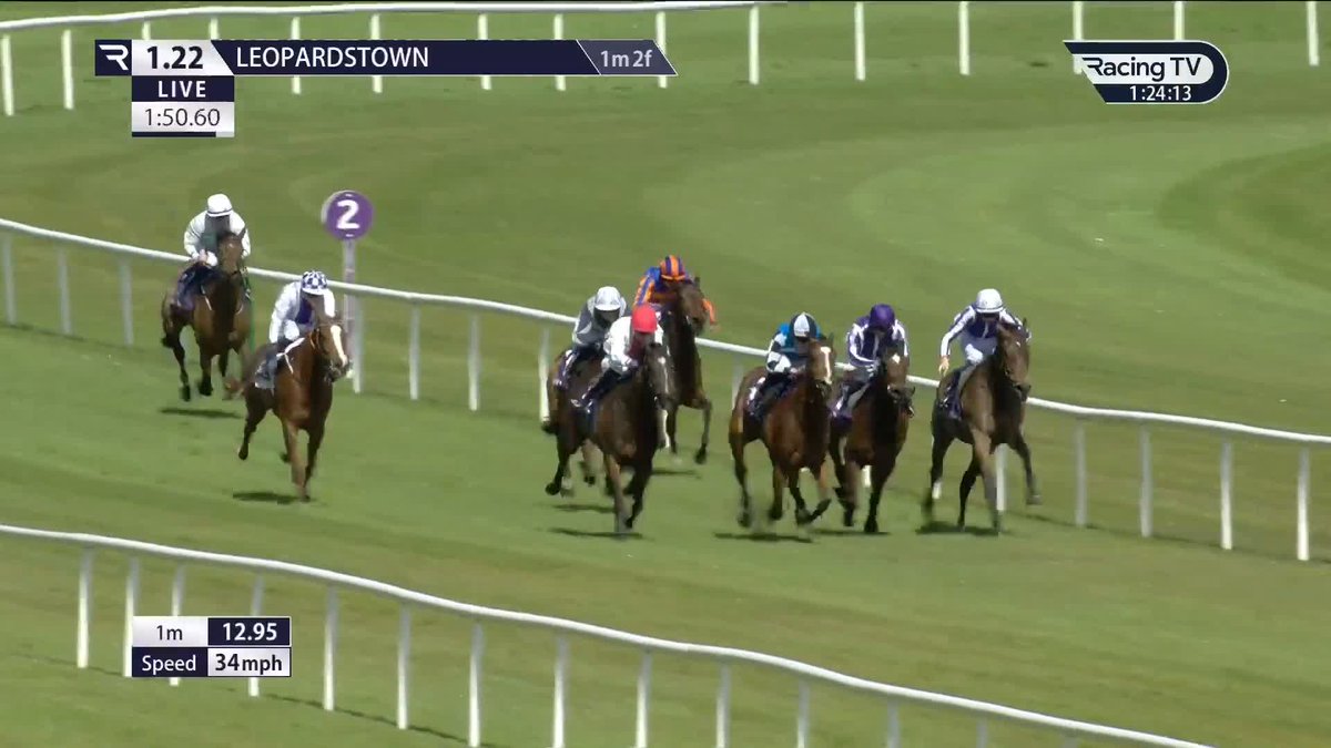 Oaks and Irish Oaks entry Eretria (Camelot) scores by a big margin on turf debut and could be a useful one for Donnacha O'Brien Leopardstown RC
