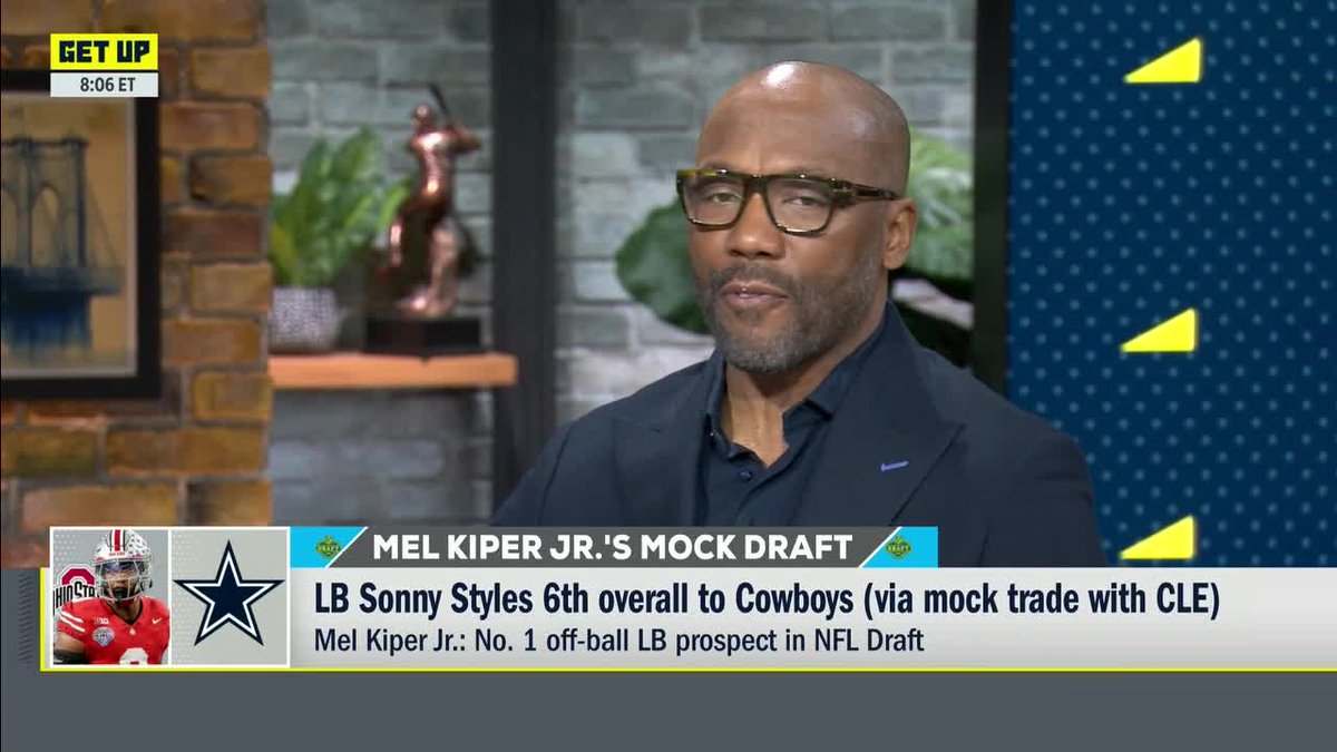 Sonny Styles is “built like an Avatar” —Louis Riddick explains why Sonny Styles is a "foundational player" ahead of this year's draft 🔽