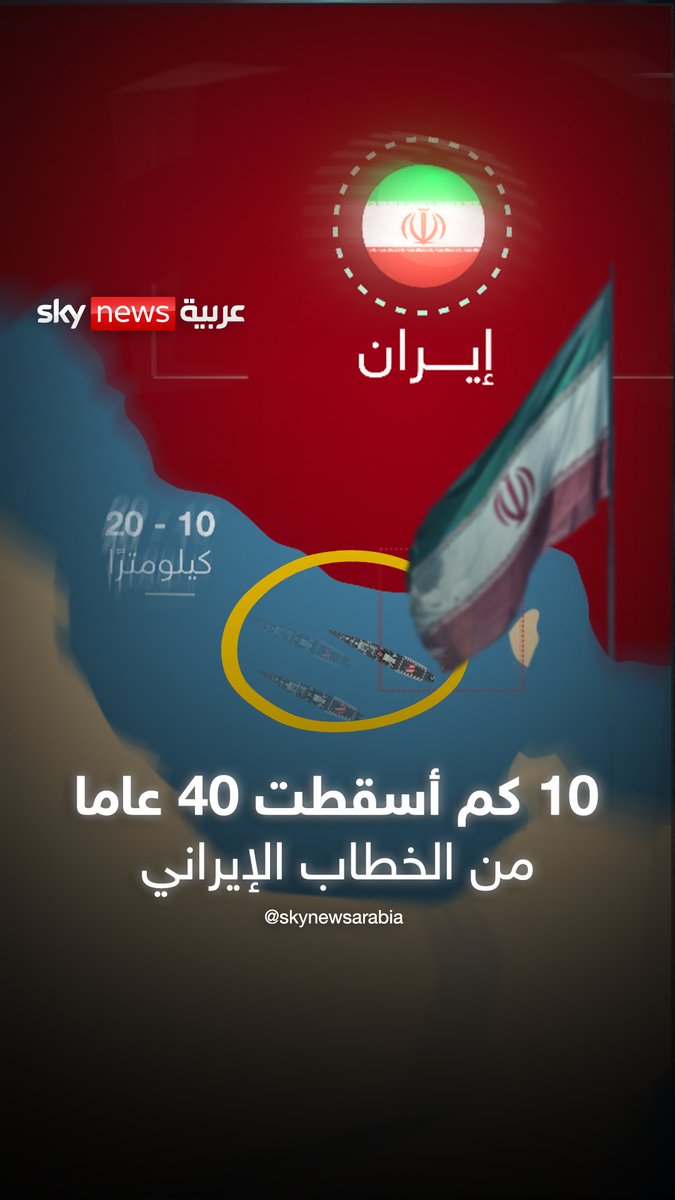حصار ترامب فضح ايران.. 10 كم أسقطت 40 عاما من الخطوط الحمراء #الإمارات #السعودية #إيران #ترامب #مضيق_هرمز #iranwar