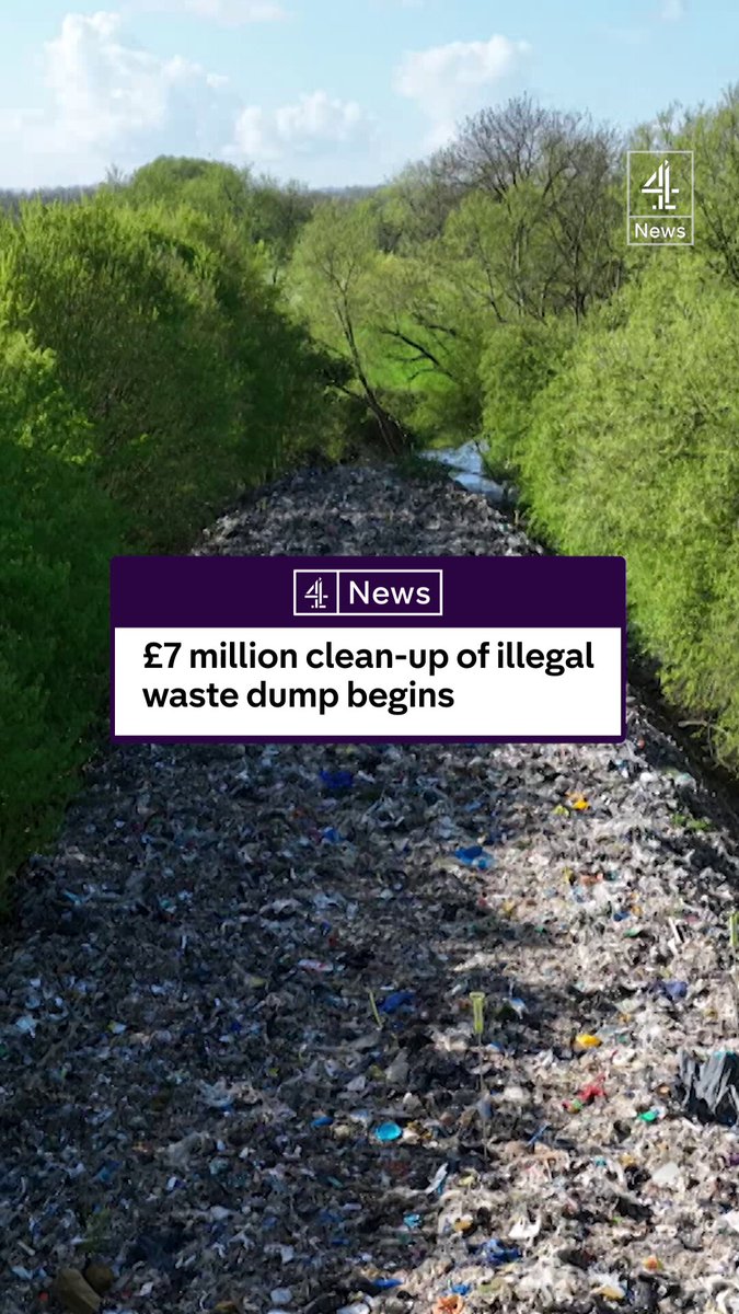 A major operation has begun to remove the waste from a giant illegal dump in Oxfordshire. About 21,000 tonnes of mixed domestic and commercial rubbish was dumped in 2025 between the River Cherwell and the A34 near Kidlington. The clean-up, carried out by the tax-funded Environment Agency, will involve the removal of 15-30 lorry loads of the waste each day. The site was first discovered in June, and the clean-up operation follows months of pressure from the local community. It is expected to take about six months to complete. A criminal investigation is underway to catch the perpetrators of waste crime.