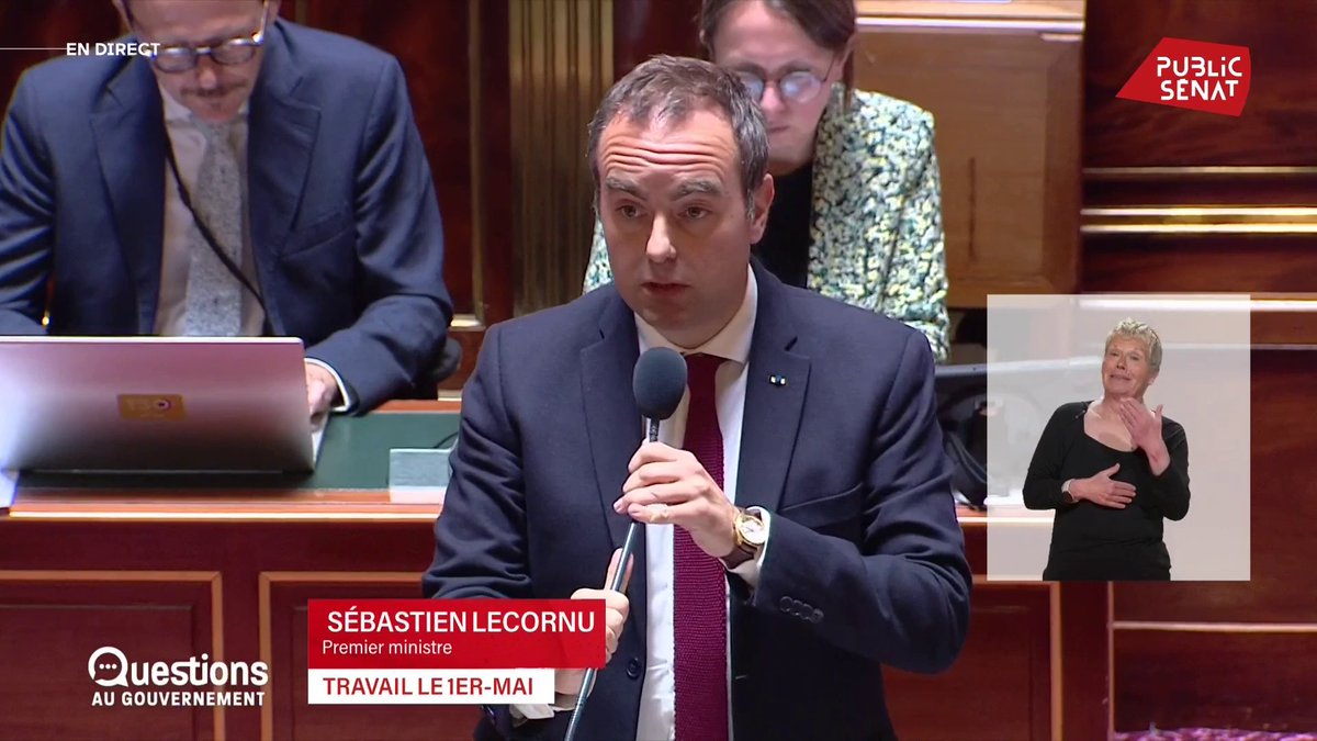 Travail le 1er mai : "Le drame de notre initiative collective, c'est que ça allait bien au-delà des boulangers et des fleuristes", pointe Sébastien Lecornu. "Permettre le dialogue social, y compris dans les initiatives parlementaires, me semble absolument clé pour la suite."