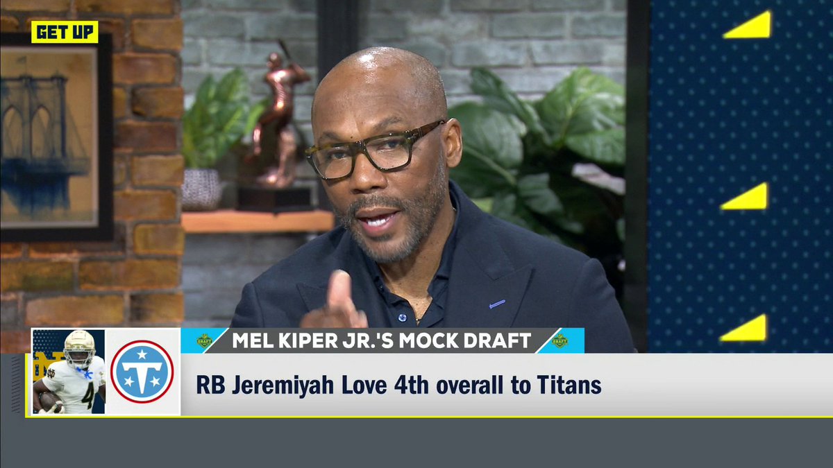 "What if I gave Cam Ward, Bijan Robinson? Or if I gave him Jahmyr Gibbs? Or if I gave him Christian McCaffrey? ... He's in that category." —Louis Riddick believes Jeremiyah Love can catapult the Titans' offense if he's drafted there 👀