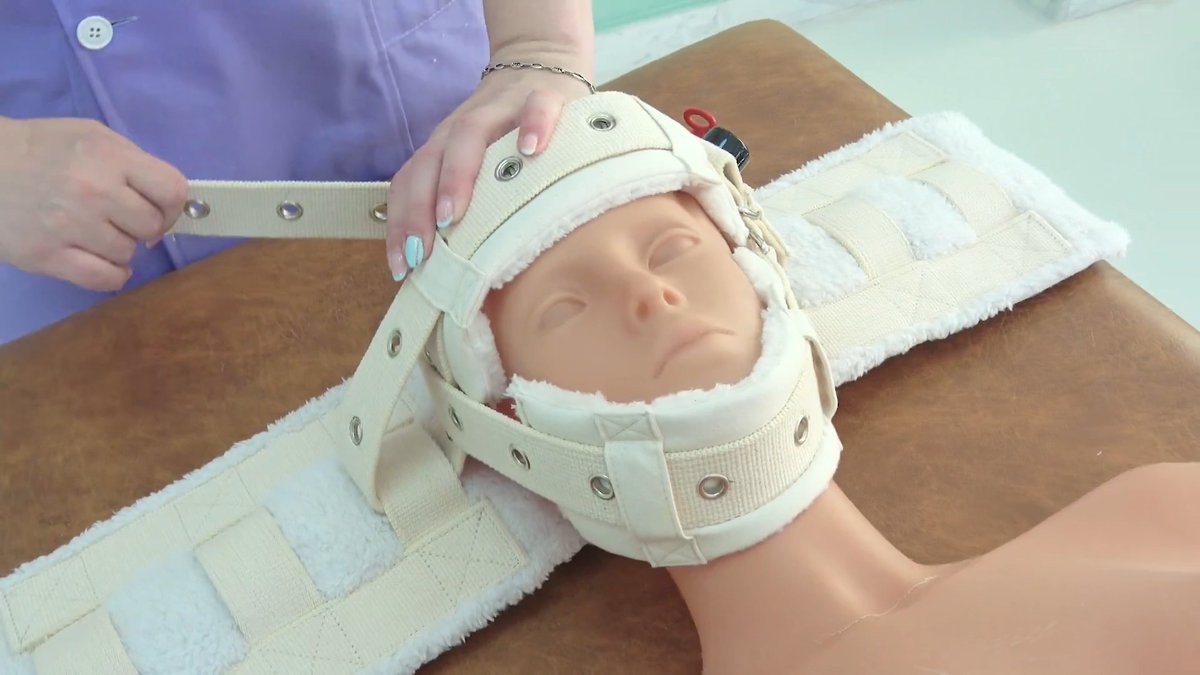 Video demonstrating multiple methods for securing the head with the StraitJacketShop Modular Bed Restraint System. #bedrestraints #segufix #straitjacketshop #asylum #restraintsVideo