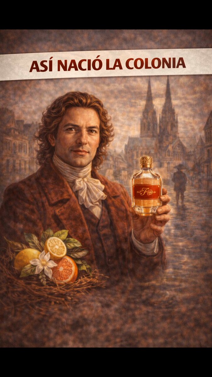 En 1709, el perfumista Giovanni Farina creó una esencia que le recordaba a "una mañana de primavera después de la lluvia". Decidió bautizar su perfume en honor a la ciudad que lo había acogido: Colonia. Más videos como este en mi canal de YouTube: