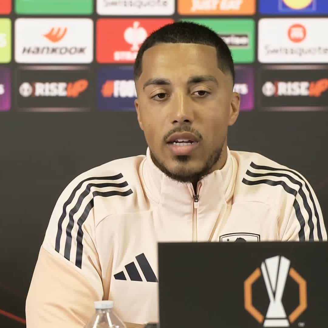"You play to win it" 🏆 Youri Tielemans on the mentality of Aston Villa in Europe 🟣