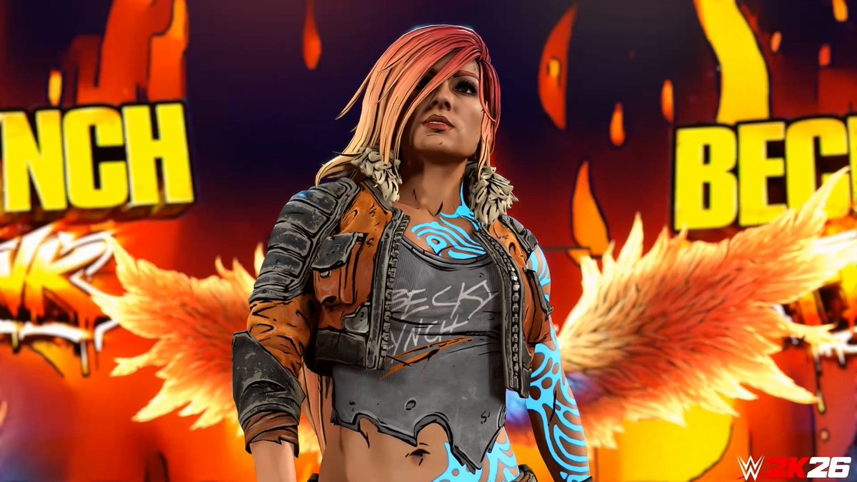 The Man isn’t here to make friends, she came to break bones and collect bounties! 🧡 ⚔️ #WWE2K26 #Borderlands
