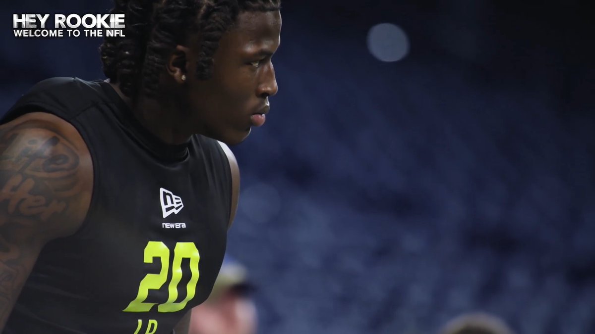 "You see we tied for first?" Arvell Reese and sonny showed off that @ohiostatefb speed at the Combine 💨 #HeyRookie