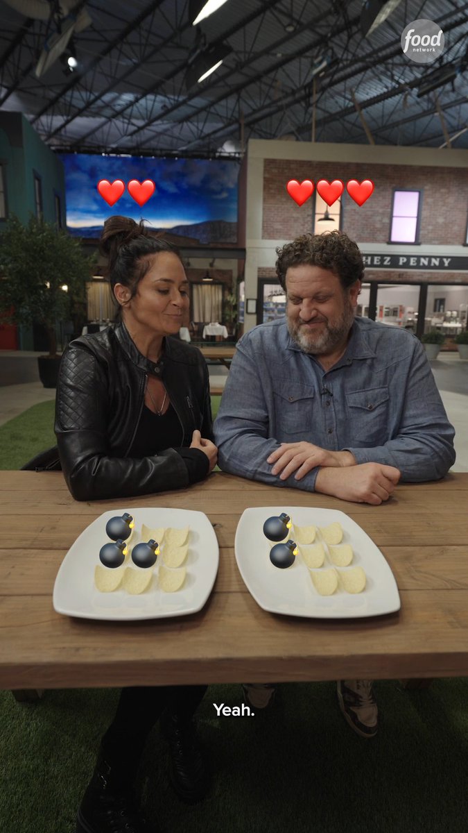 Ready, set, Battle Chip!! 💣 This is so good, Antonia Lofaso + Aaron May! #FlavortownFoodFight > Wednesday @ 9|8c