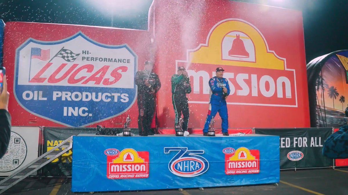 The excitement of turning on the final win light is undeniable – and after a hard-fought weekend, the victory is even sweeter! Go BTS with the winners of the Lucas Oil Products #Winternats with #PEAKSquad Leader Performance #BehindTheScenes! Tony Stewart • Matt Hagan • GregAnderson_ps