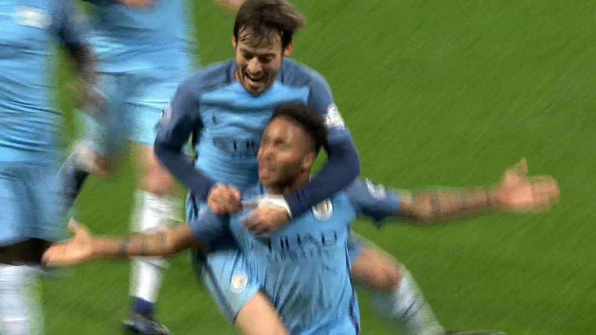 The ball from De Bruyne + the finish from Sterling. Score predictions for the HUGE game this weekend? 👀