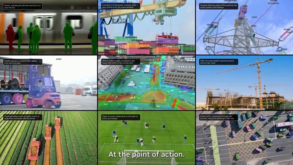 Telecom infrastructure is becoming a distributed AI compute layer, unlocking smarter cities and more efficient operations. NVIDIA AI-RAN and NVIDIA Metropolis Blueprint for video search and summarization enable AI agents to run continuously at the edge. These agents analyze real-time data streams from connected sensors over 5G to power live monitoring and infrastructure inspection. ▶️ Watch the full video to learn more: