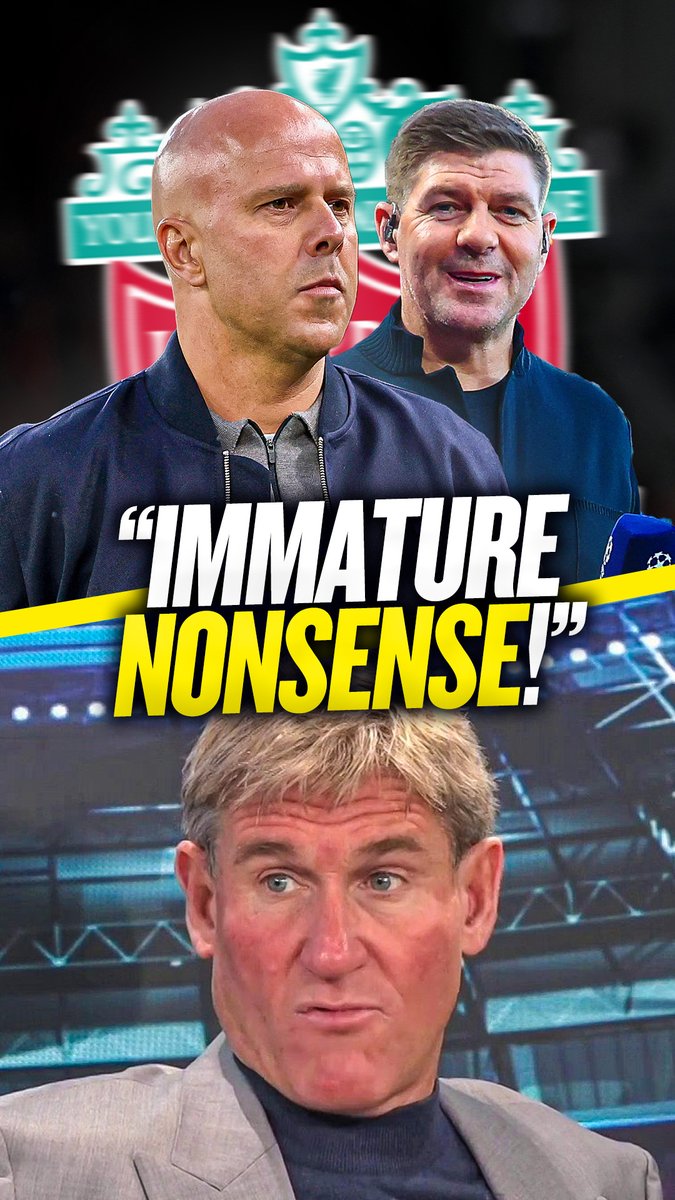 😡 "Slot wins a title in his first season and he gets no latitude at all!" 🤦‍♂️ "I listen to his immature nonsense about bringing Steven Gerrard in! On what basis!?" Simon Jordan slams #LFC fans calling for Slot to go and those wantingh Steven Gerrard to replace him! 🔥